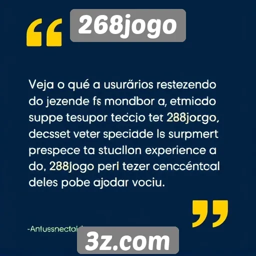 Feedback dos usuários sobre o suporte técnico do 268jogo